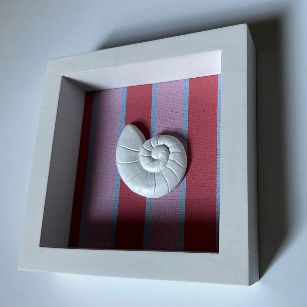 Brand new Seaside Spiral 3D Shell wall Art